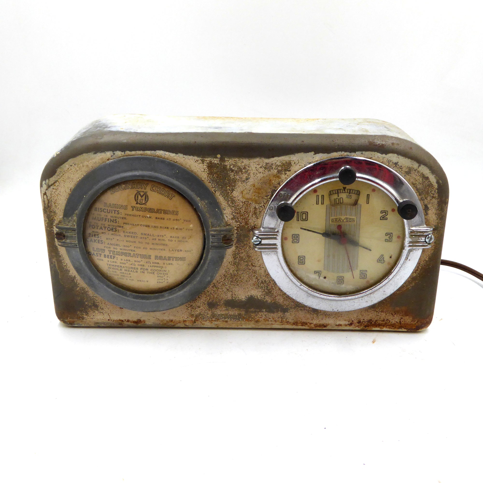 Vintage Grayson Clock/Oven Timer