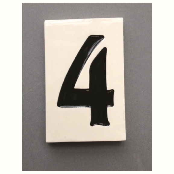 Ceramic Tile Portland House Numbers