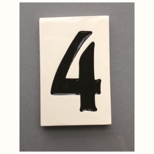 Ceramic Tile Portland House Numbers