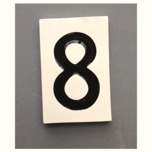 Ceramic Tile Portland House Numbers