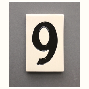 Ceramic Tile Portland House Numbers