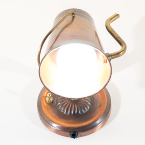 Reclaimed Copper Little Tea Pot Wall Sconce