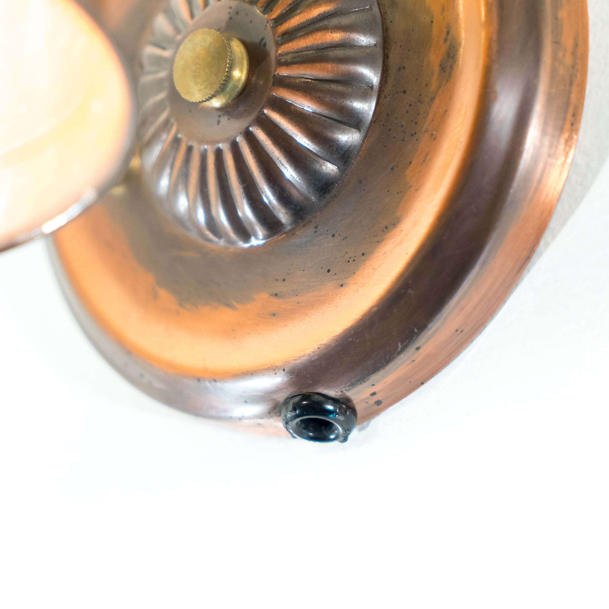 Reclaimed Copper Little Tea Pot Wall Sconce