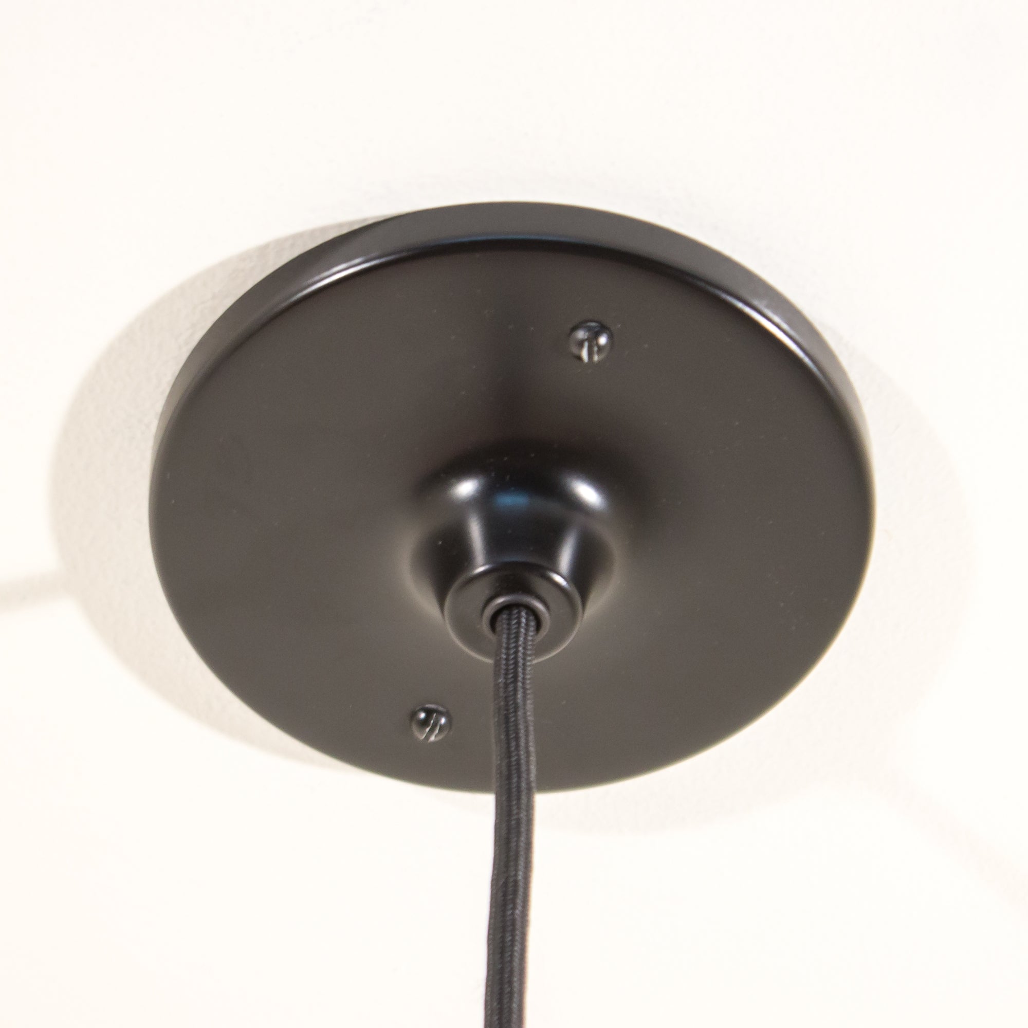 Black Sphere Schoolhouse Electric Pendant Light