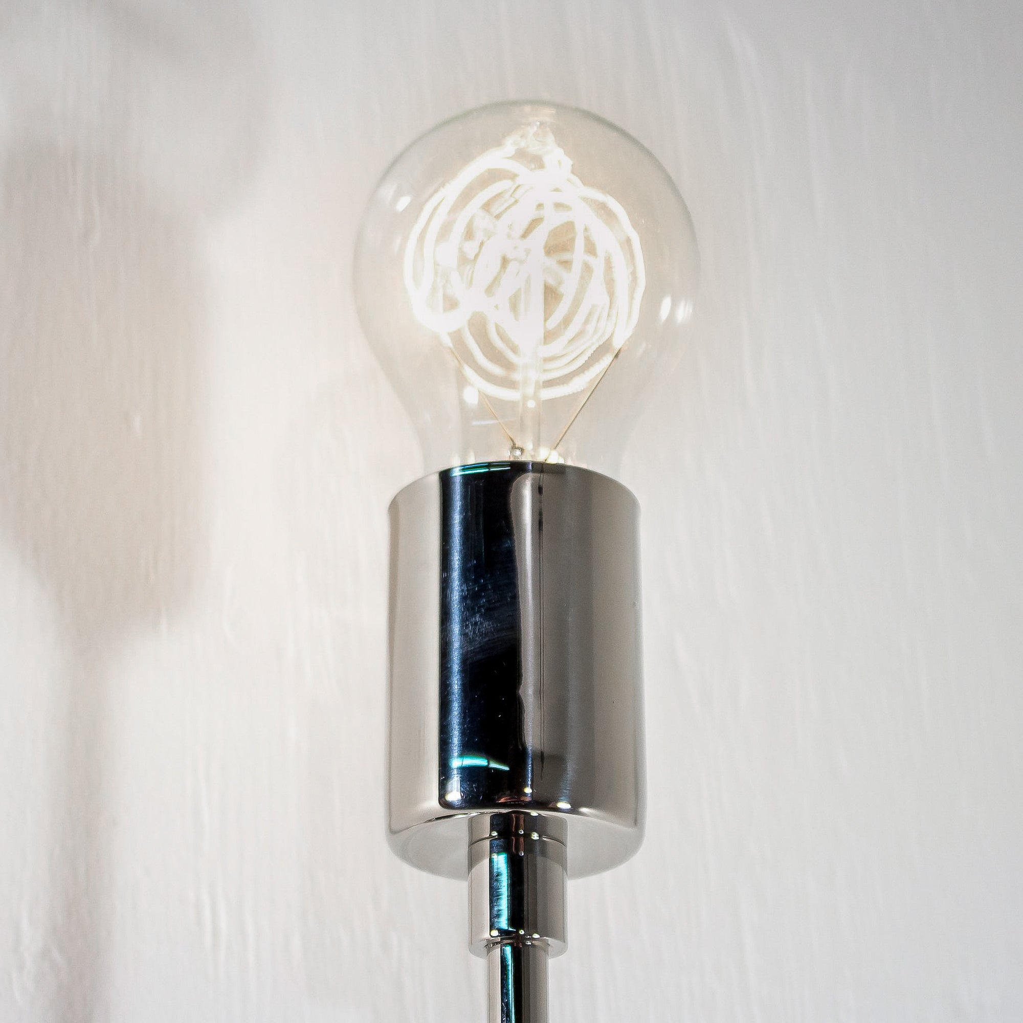 Modern Chrome Schoolhouse Electric Plug-in Sconce