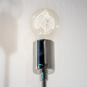 Modern Chrome Schoolhouse Electric Plug-in Sconce