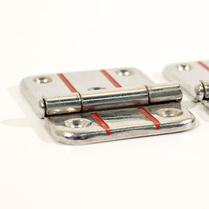 Deco Cabinet Hinges - Red Stripes