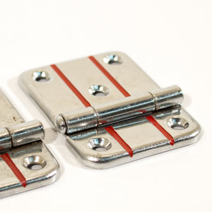 Deco Cabinet Hinges - Red Stripes