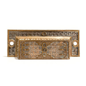 Bronze Aesthetic Victorian Bin Pull Pair