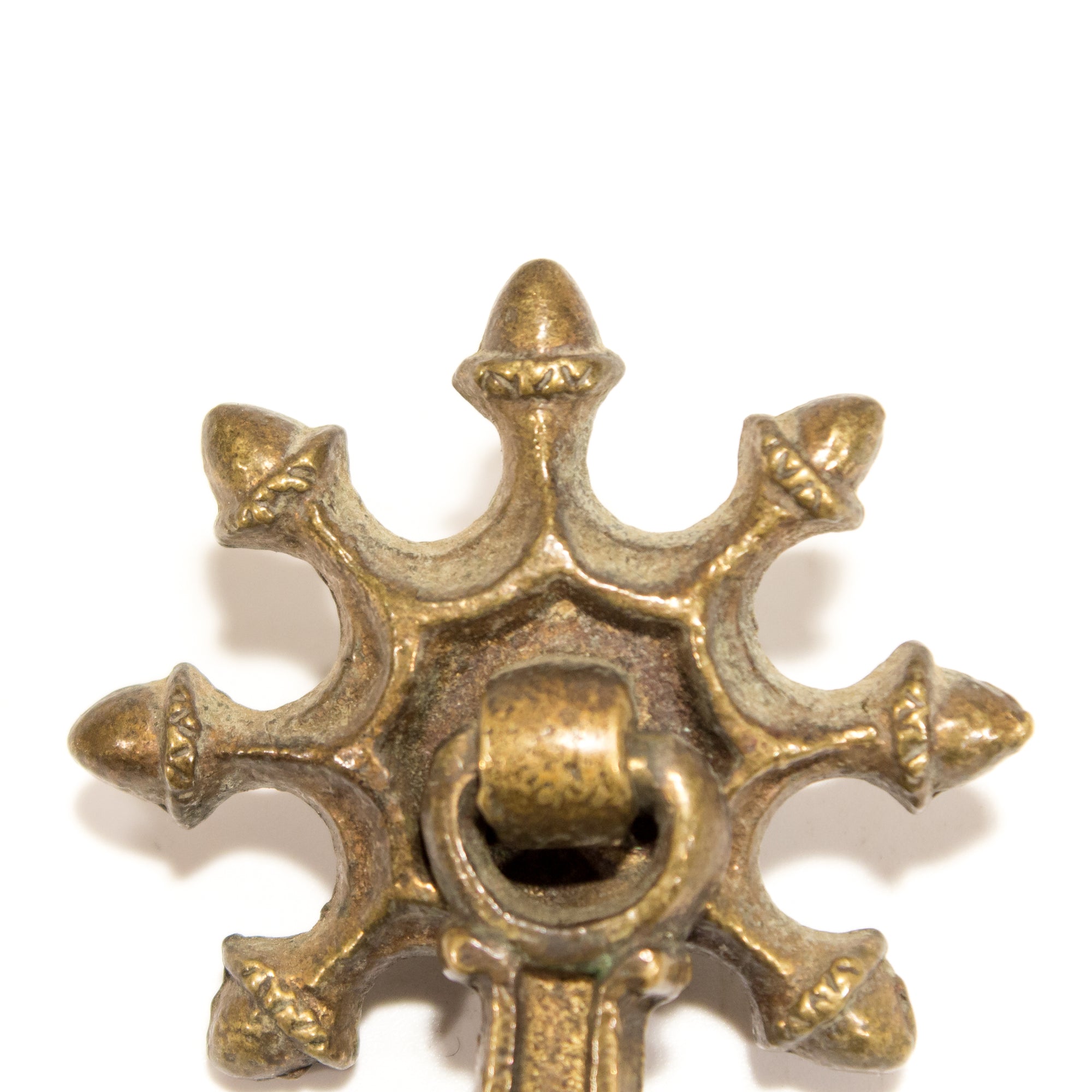 Transitional Victorian-Craftsman Acorn Star Drop Pulls