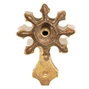 Transitional Victorian-Craftsman Acorn Star Drop Pulls