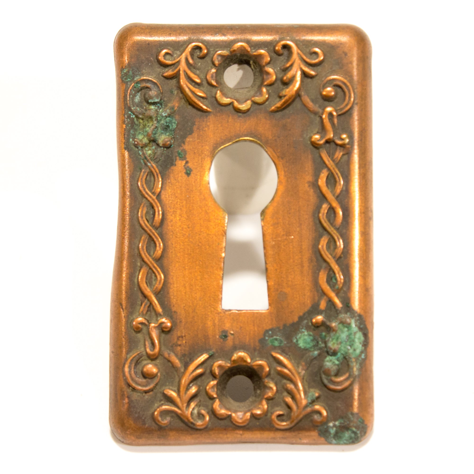 Late Nouveau Bronze Keyhole Cover