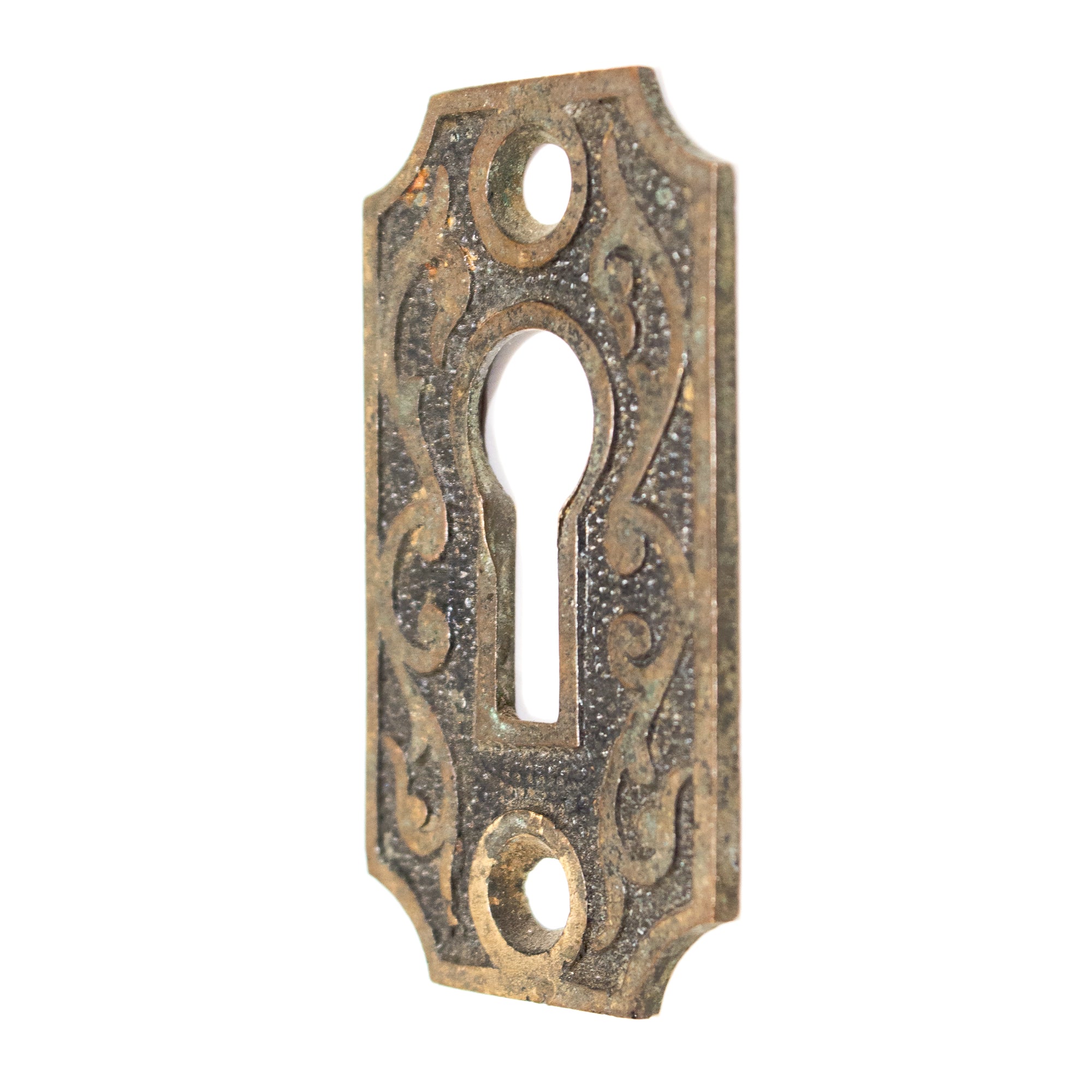 Darkened Bronze Victorian Keyhole Cover