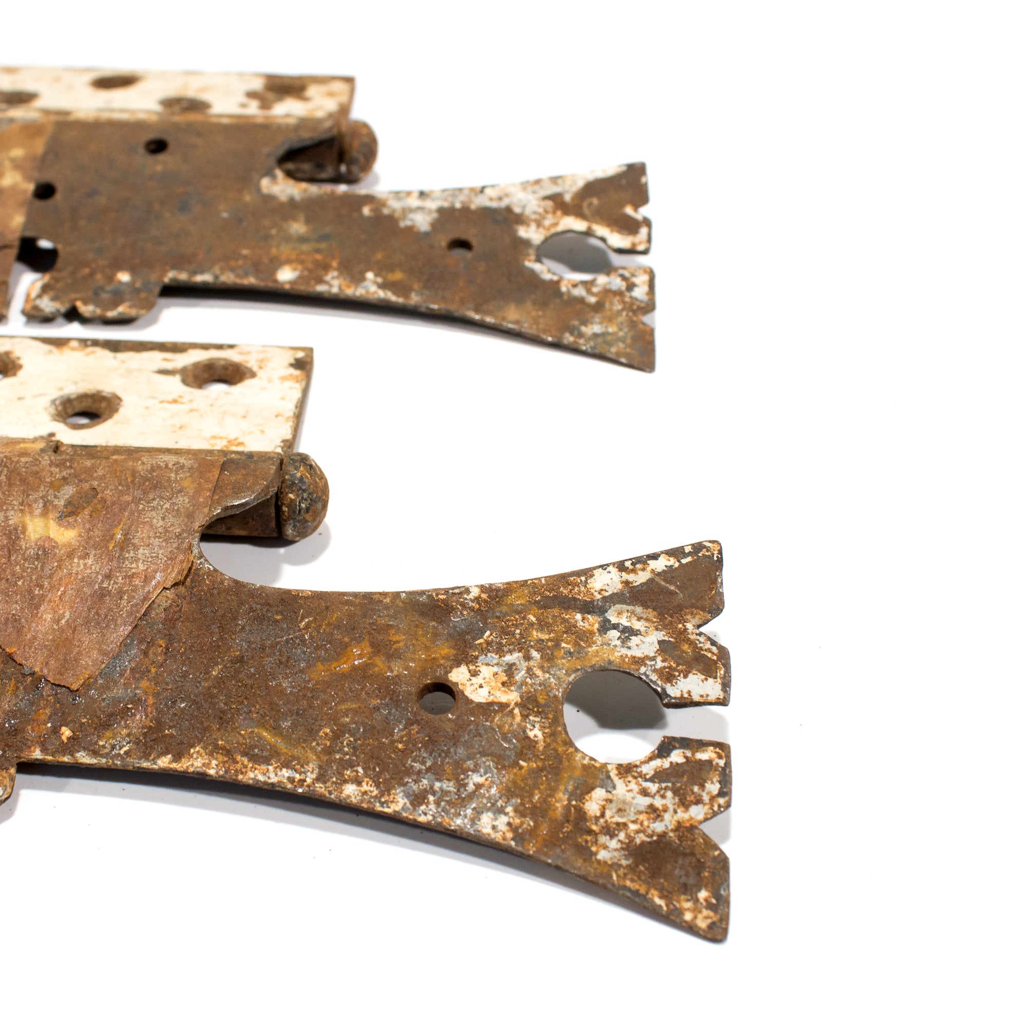 Large Iron Rustic Decorative Door Hinges (Pair)