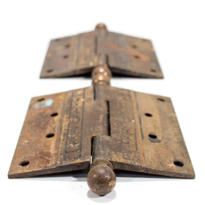 Large Victorian Door Hinges Pair