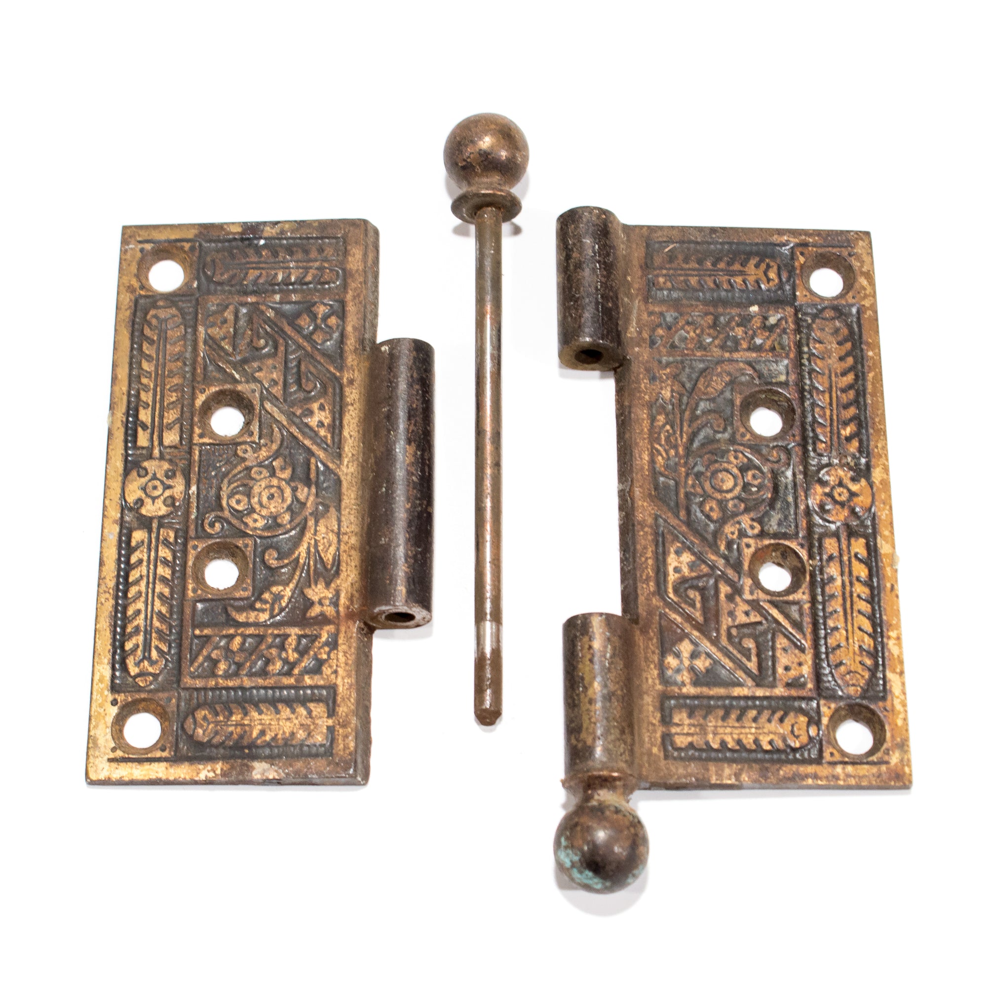 Large Victorian Door Hinges Pair