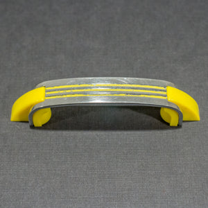 Deco Streamline Yellow Chrome Pulls