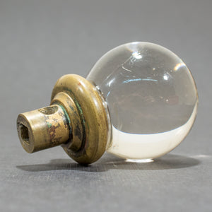 Round Sphere Glass Door Knob