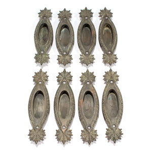 Marquise Pattern Ornate Brass Window Lifts