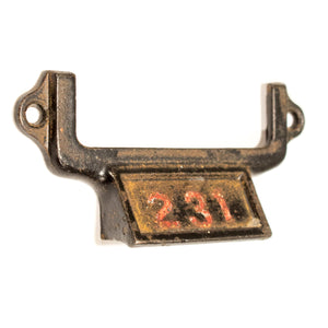 Apothecary Yale Iron Bin Cup Pulls -Only number 433 is available-