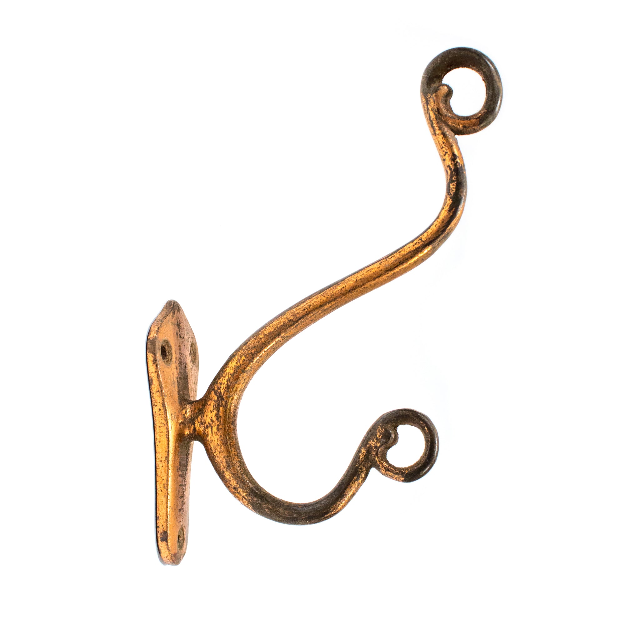 Copper Wash Large Nouveau Iron Hooks