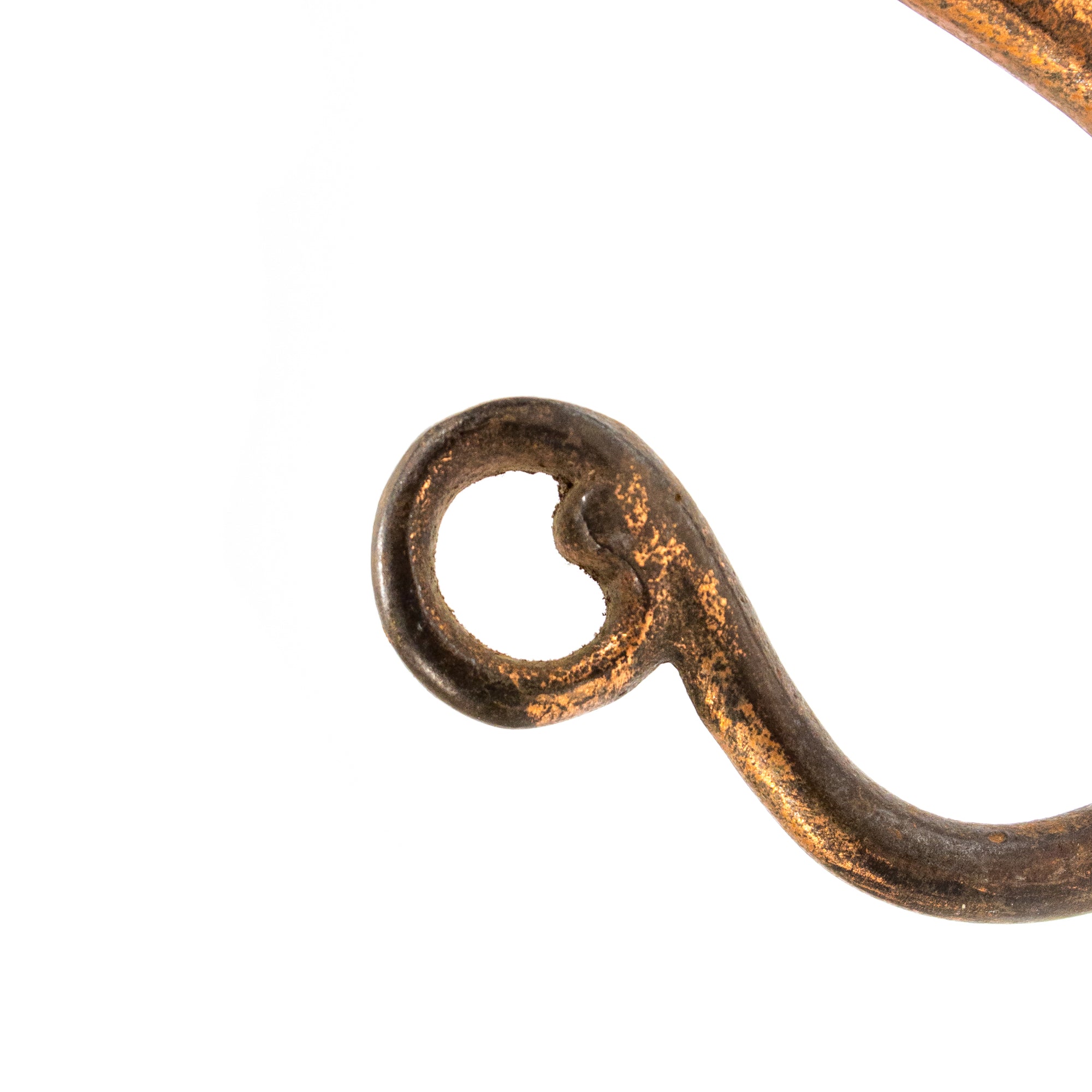 Copper Wash Large Nouveau Iron Hooks