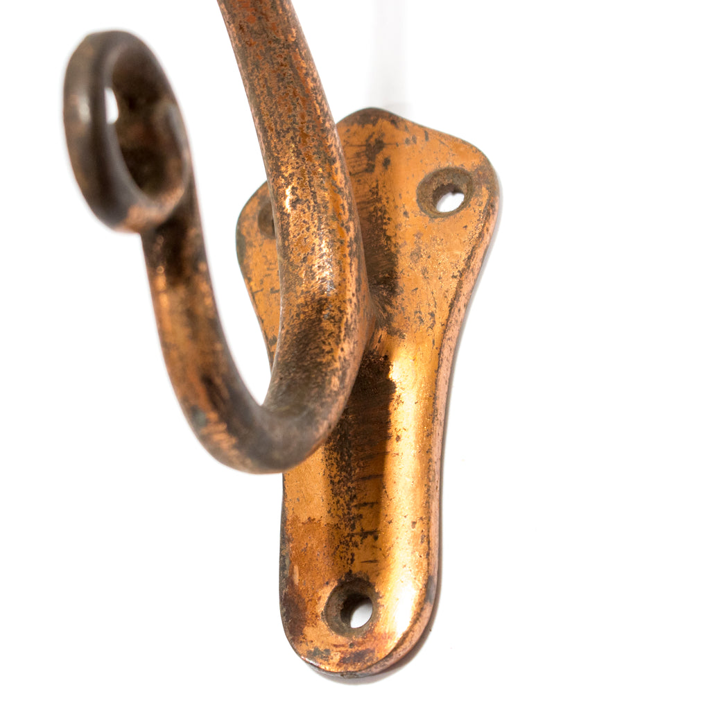 Lincoln Coat Hook Antique CopperbyIronmongery World