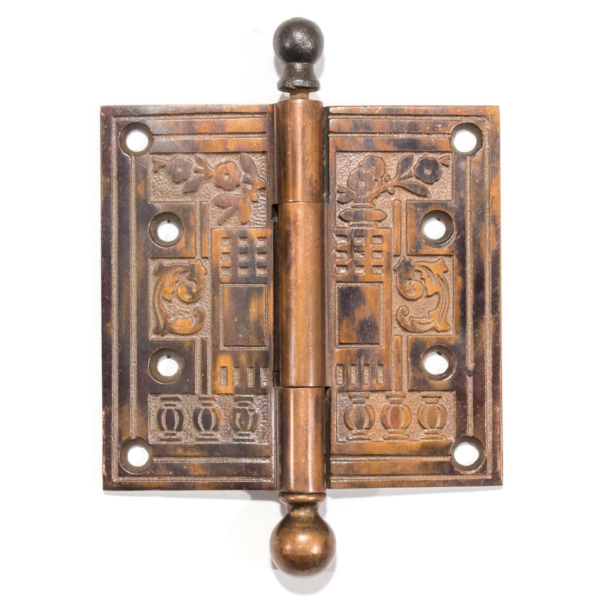 Bronze Wash Victorian Hinges Pair