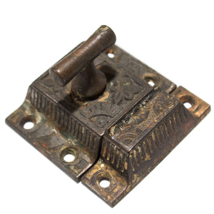 Iron Victorian T Turn Cabinet Latches