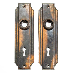 Copper Japan Finish Deco Door Plate