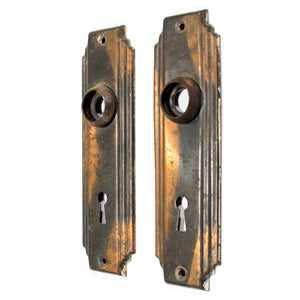 Copper Japan Finish Deco Door Plate