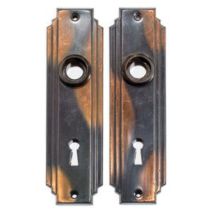 Copper Japan Finish Deco Door Plate