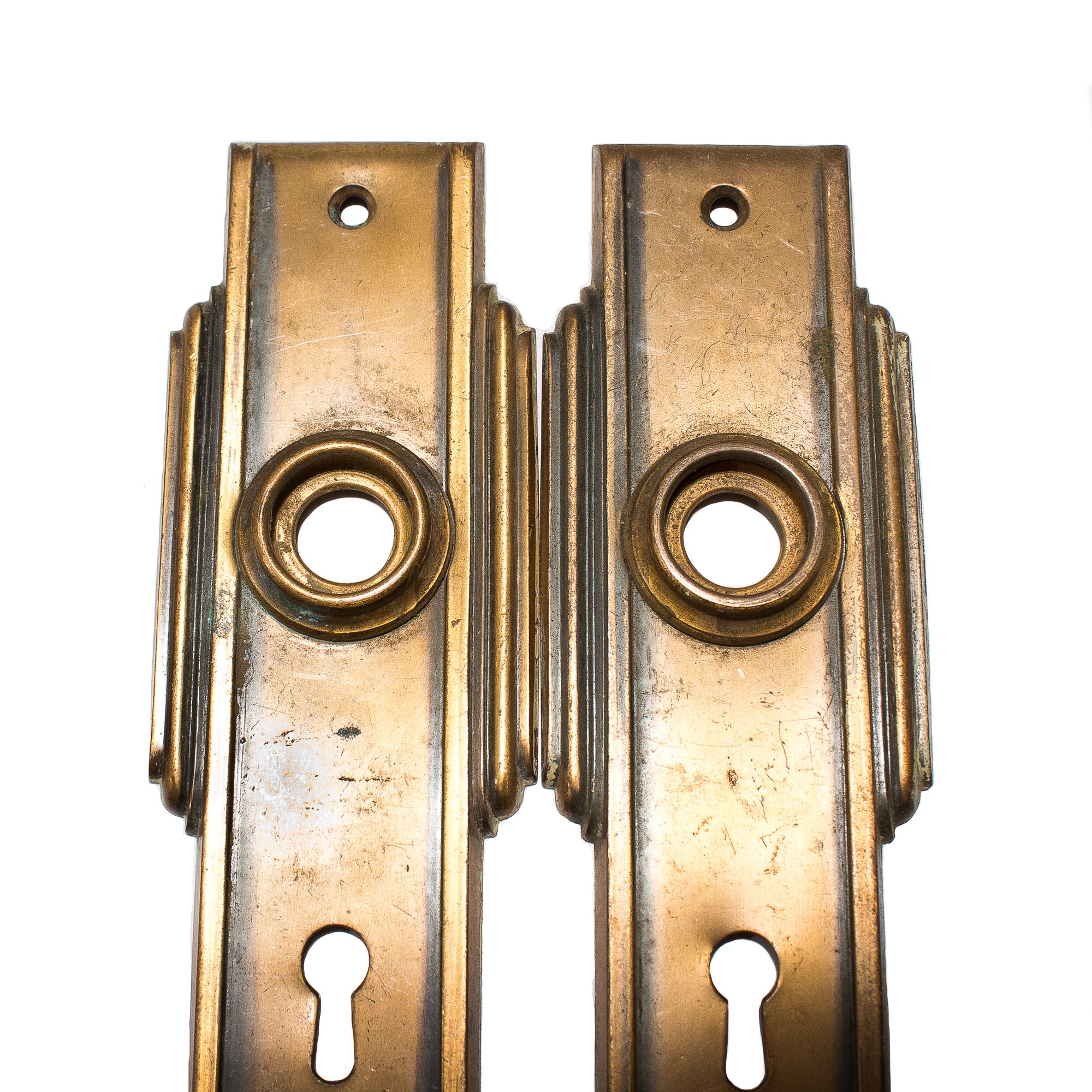 Late Deco Streamline Door Plates