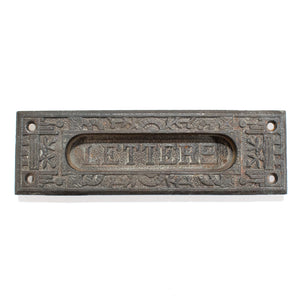 Iron Windsor Victorian Mail Slot