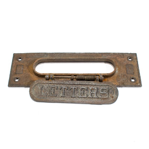 Iron Windsor Victorian Mail Slot