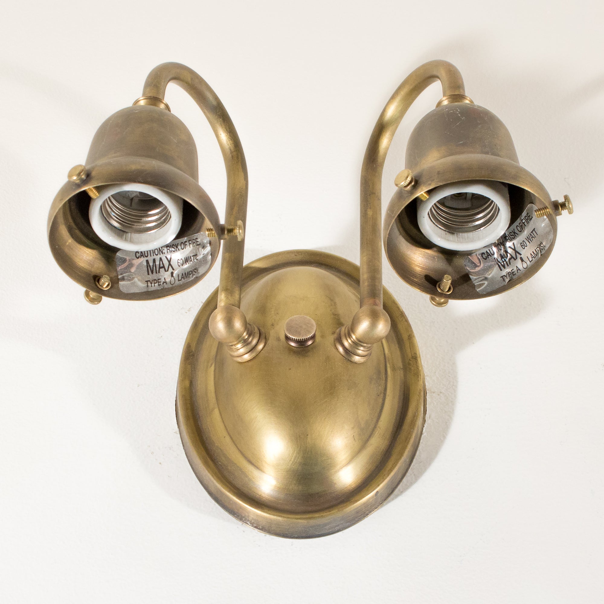 Reproduction Double Arm Wall Sconce