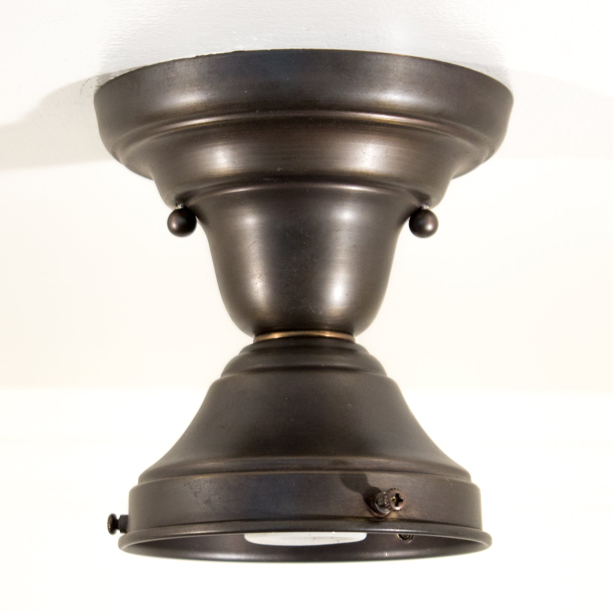 Reproduction Hourglass Flush Ceiling Fixture