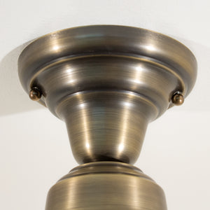 Reproduction Hourglass Flush Ceiling Fixture