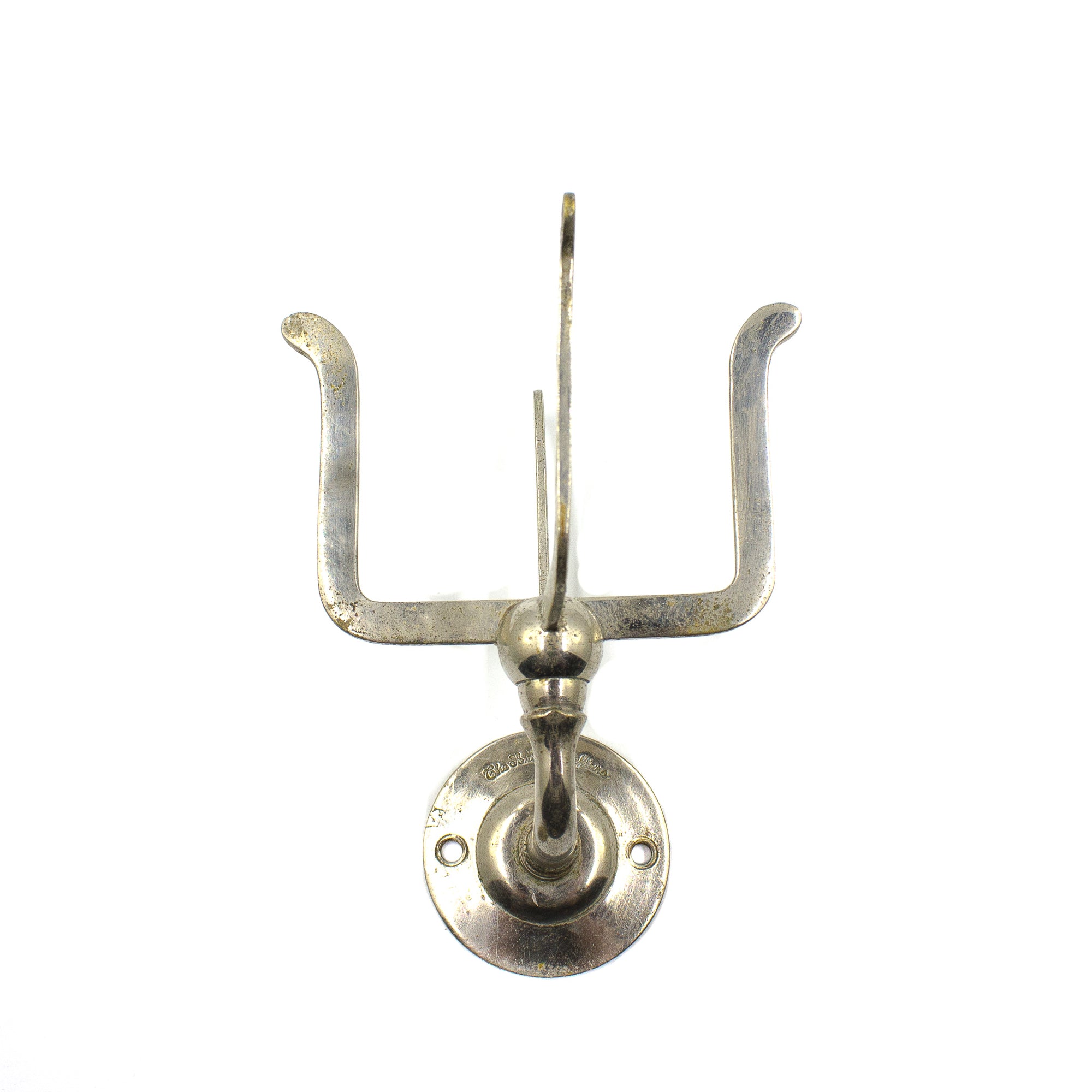 Brasscrafters c1900 Nickel Prong Cup Holder