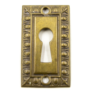 Small Egg and Dart Keyhole Cover