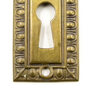 Small Egg and Dart Keyhole Cover