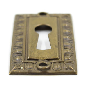 Small Egg and Dart Keyhole Cover