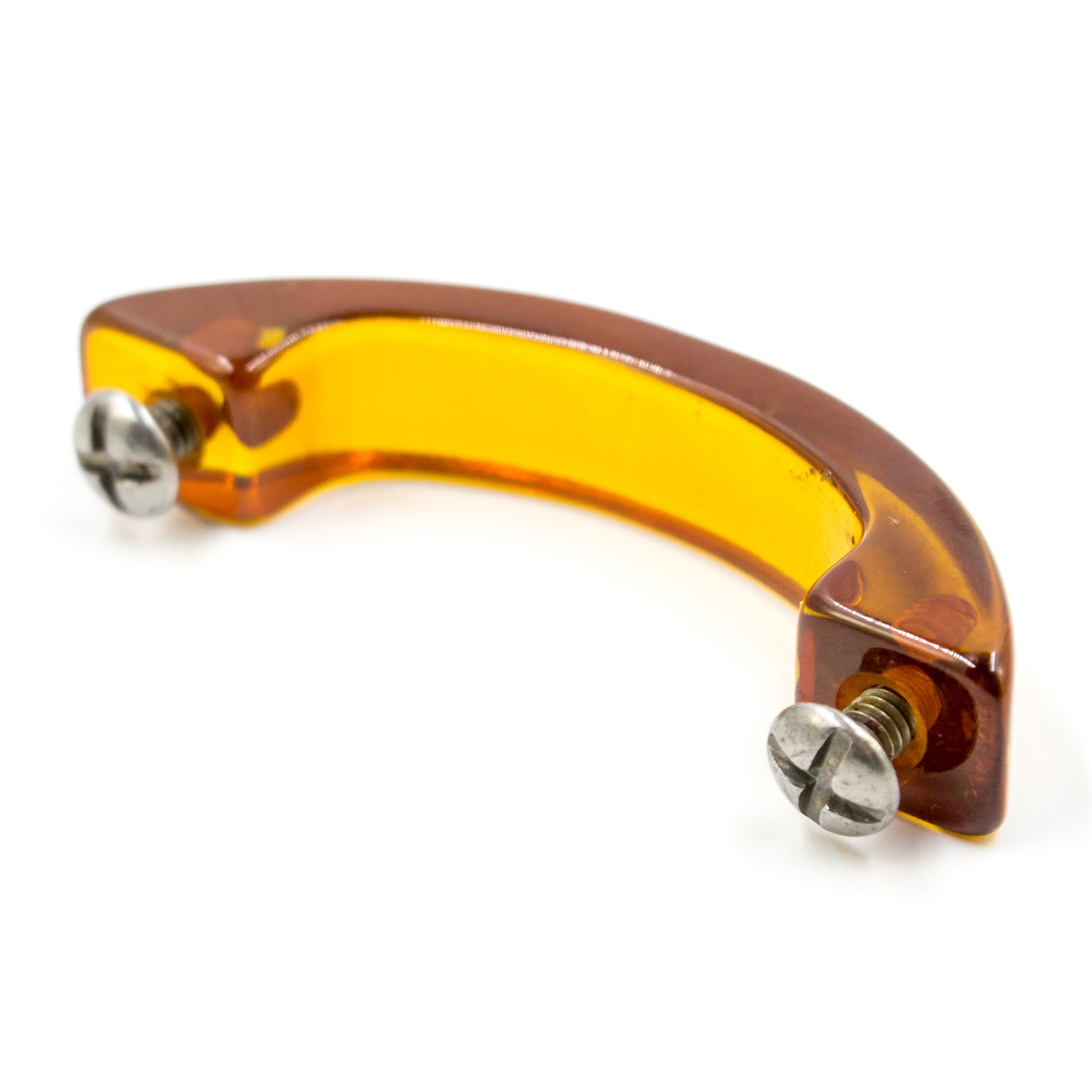 Dark Amber Celluloid Waterfall Pulls