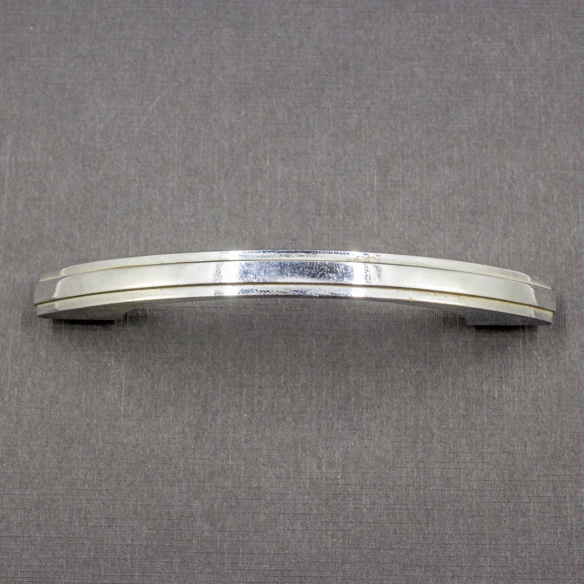 Slim Striped Chrome Deco Pulls