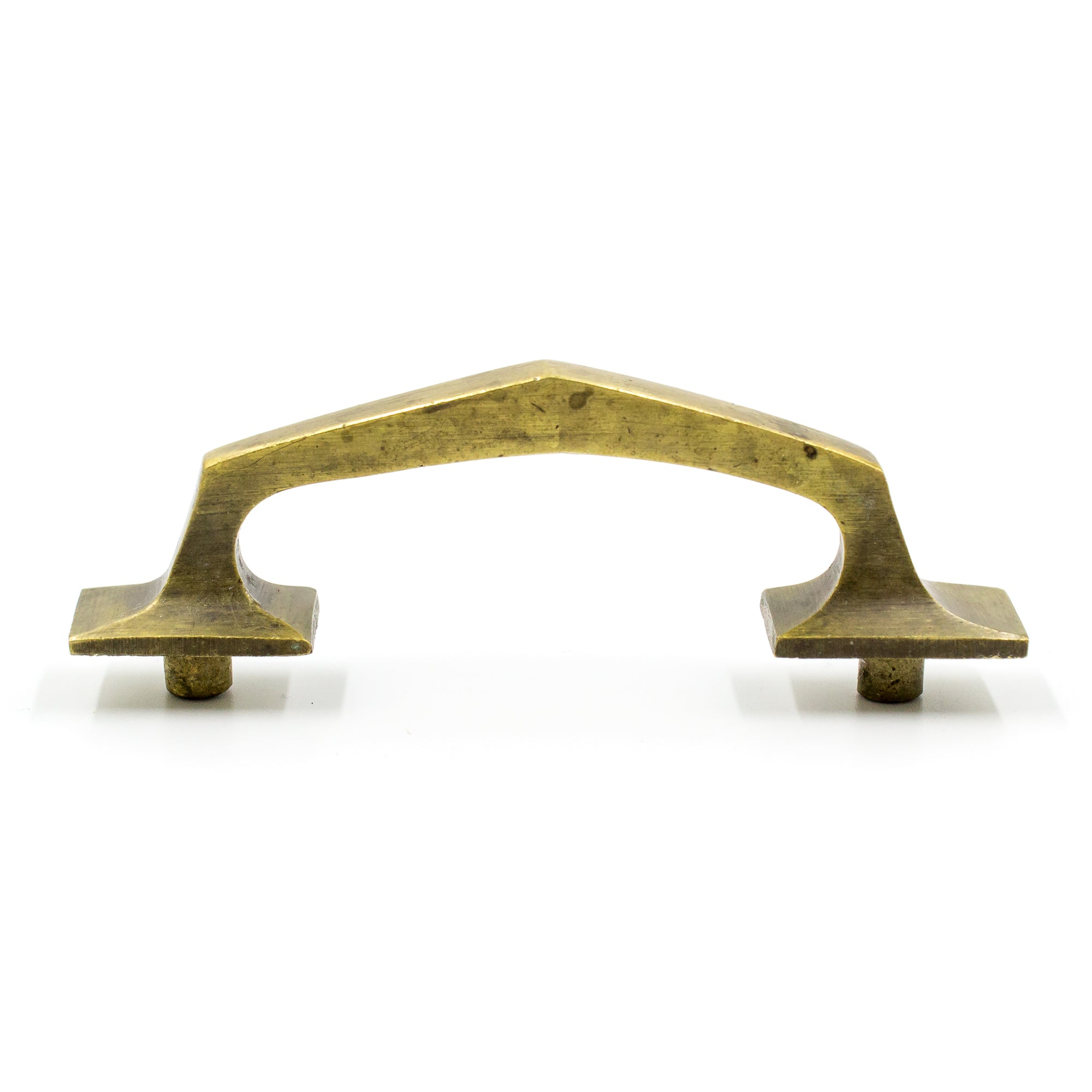 Geometric Brass Angular Cabinet Pulls