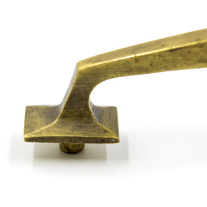 Geometric Brass Angular Cabinet Pulls