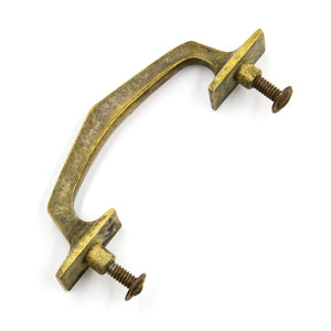 Geometric Brass Angular Cabinet Pulls