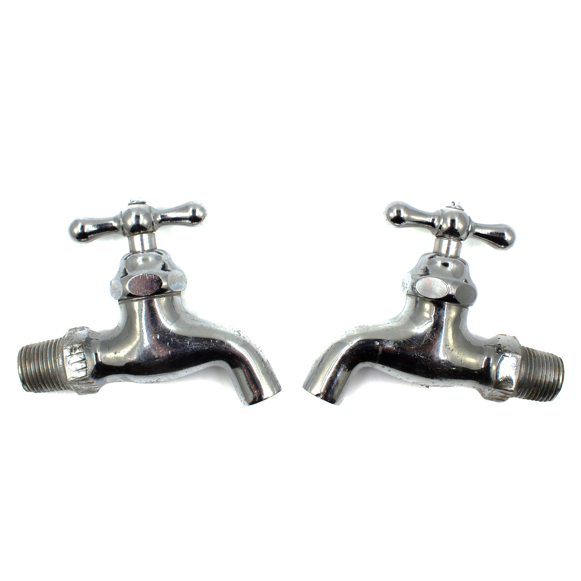 Chrome Wall Mount Taps (Pair)