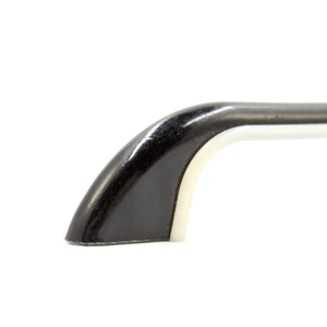 Mid-Century Black and White Plastic Drawer Pulls