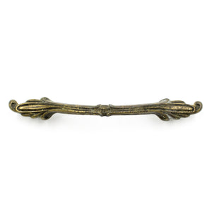 Thin Antique Brass Faux French Pulls